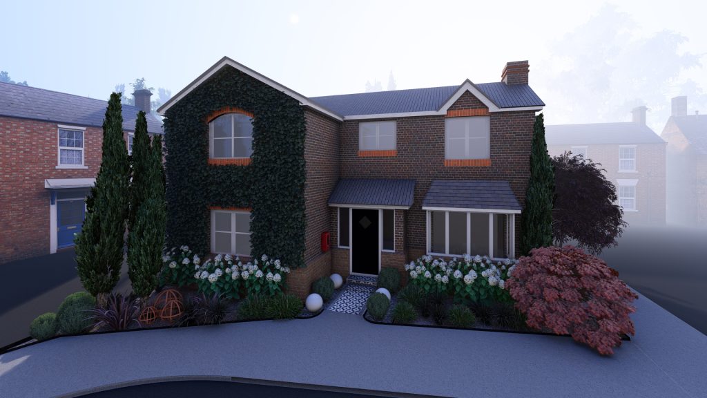 Studio Hummingbird | Project in Ashington: A fresh front garden for more curb appeal Front Garden Kerb Appeal — Ashington