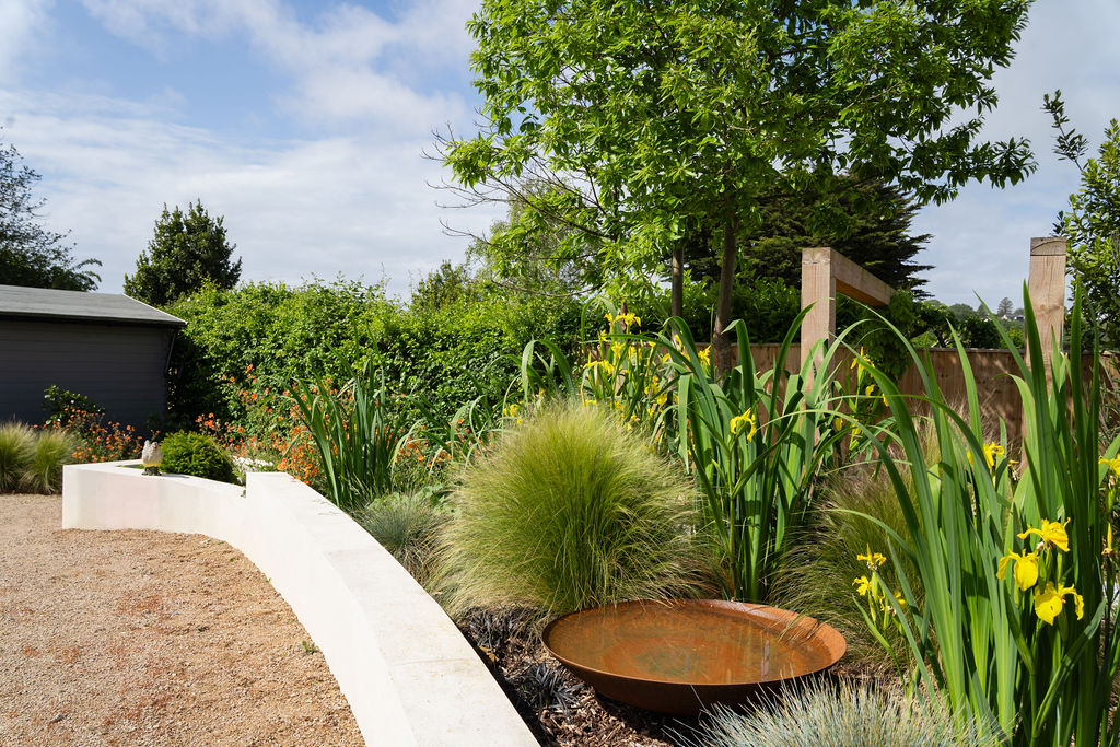 Corten Steel water bowl