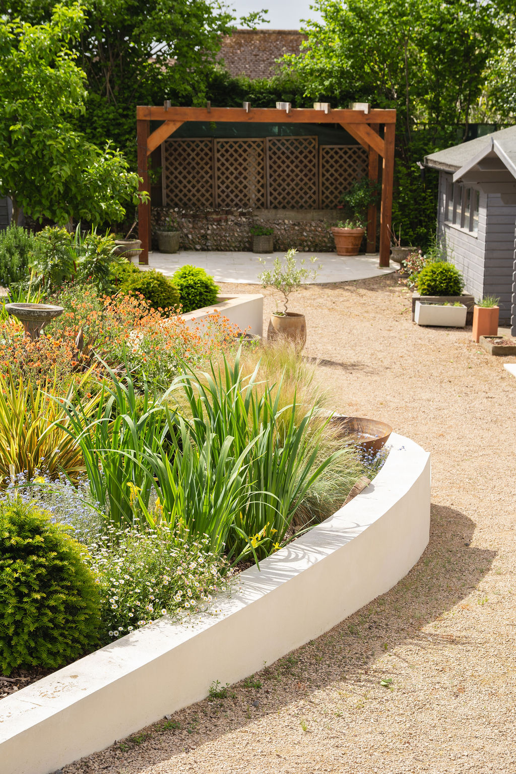 Water feature detail